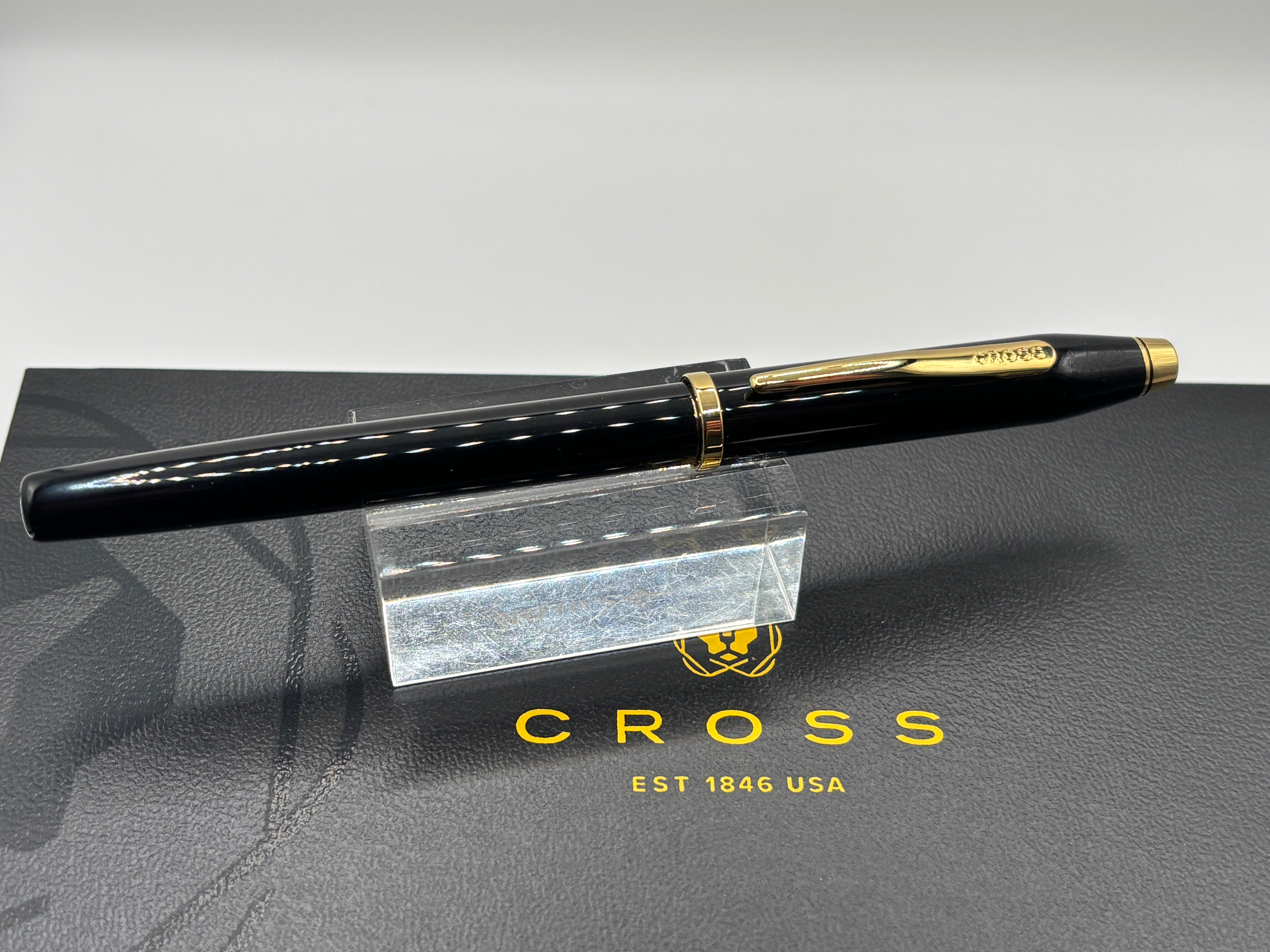 Cross Century II Black lacquer - Roller Ball – Fountain Pen Hospital