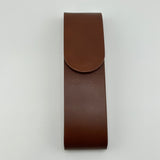 Omas Pen Pouch For 2 Pens Italian Brown Leather