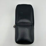 Visconti Pen Pouch For 3 Pens Italian Blue Leather