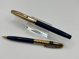 Sheaffer Imperial Navy Blue " NEW OLD STOCK SET "  - Fountain Pen and Pencil