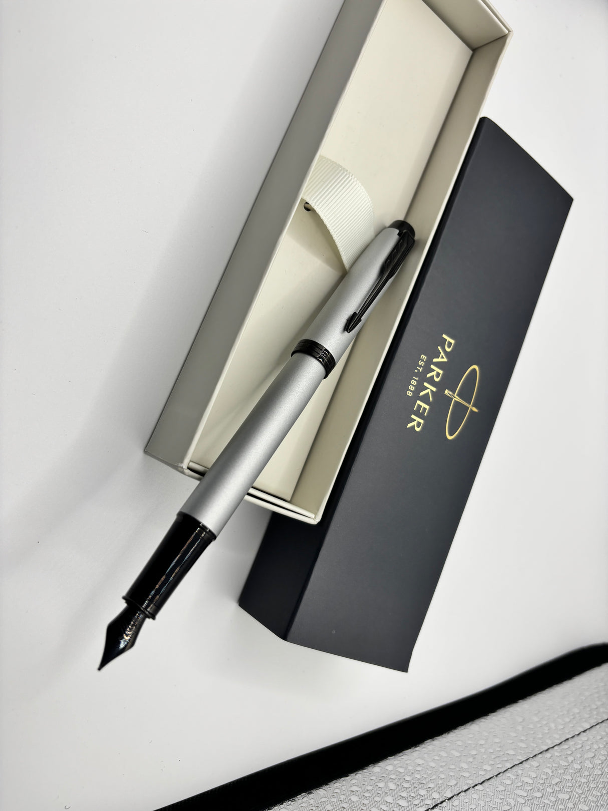 Parker IM stainless steel Matte Black trim - Fountain Pen