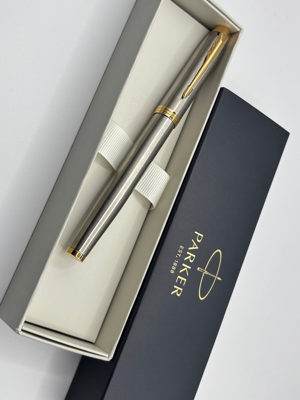 Parker IM stainless steel brushed - Roller ball