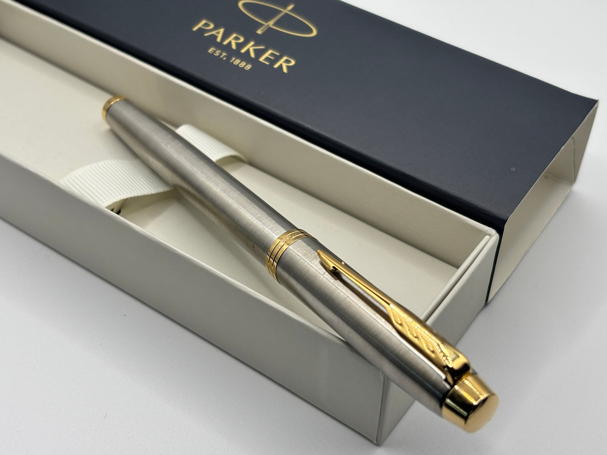 Parker IM stainless steel brushed - Roller ball