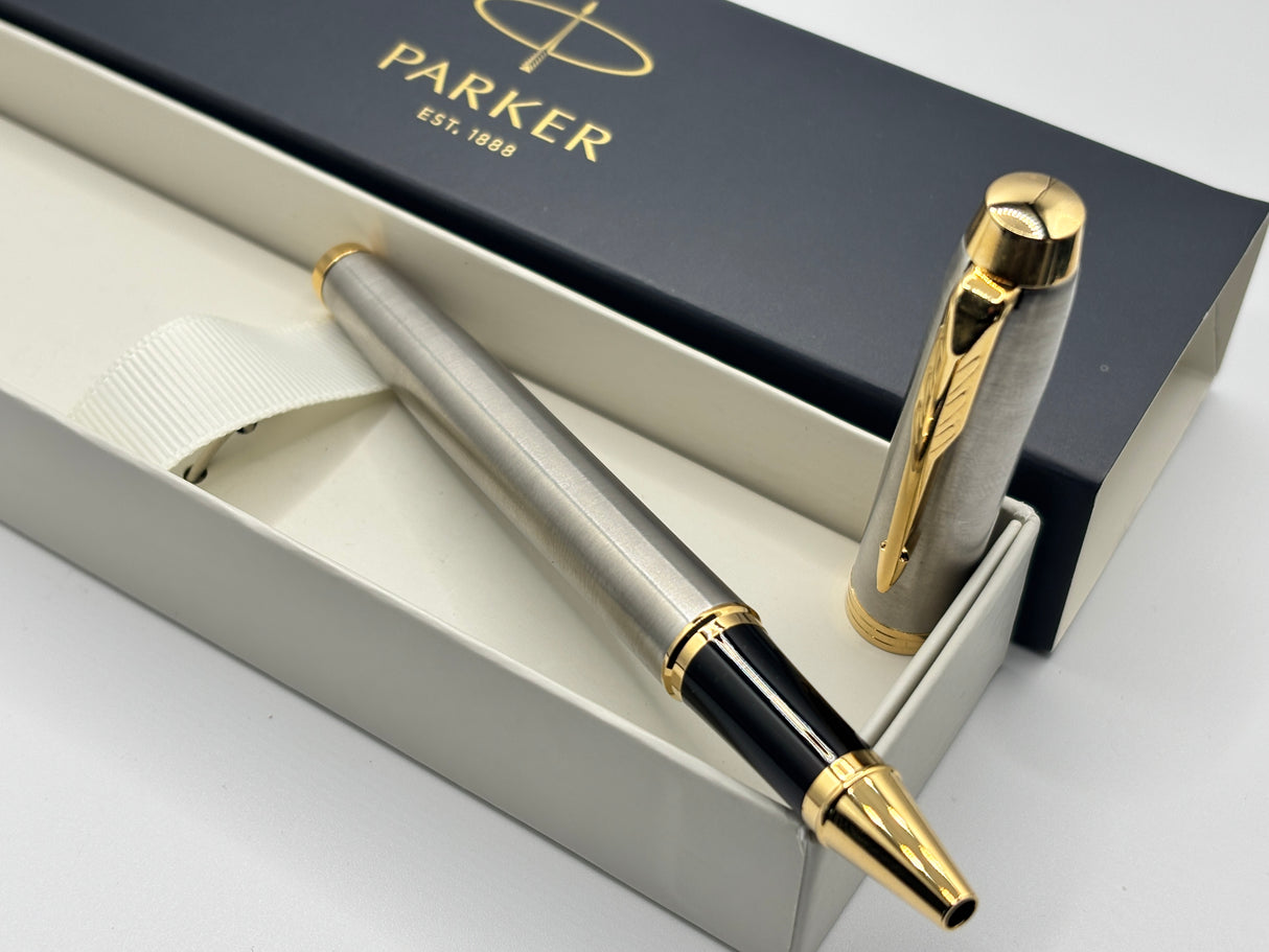 Parker IM stainless steel brushed - Roller ball