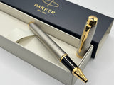 Parker IM stainless steel brushed - Roller ball