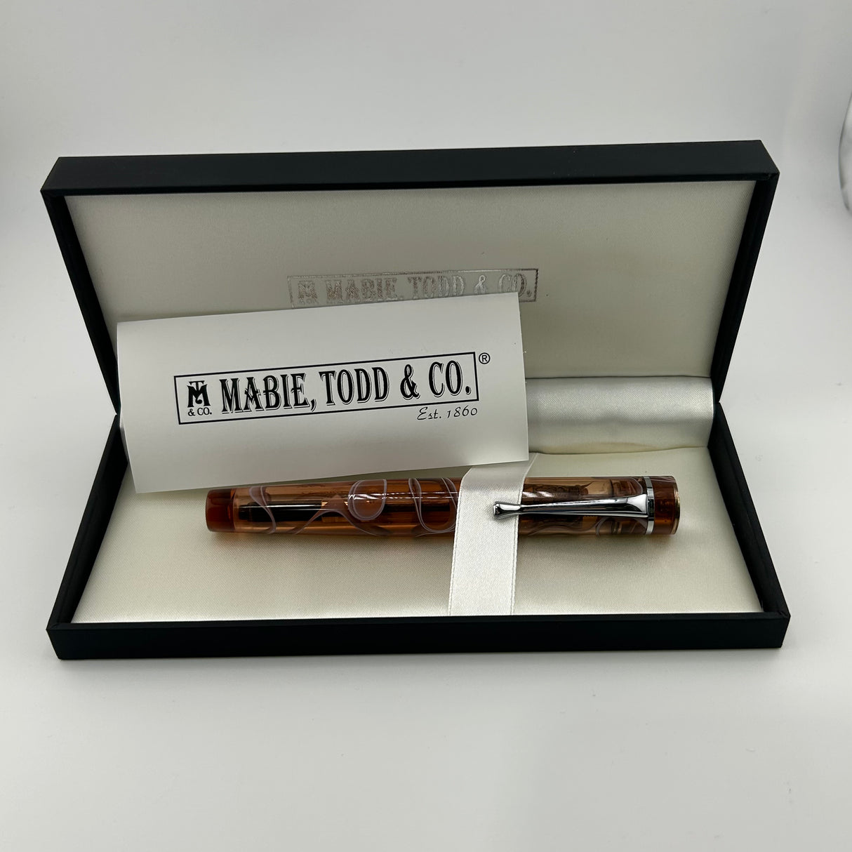 Mabie Todd & Co Stratus Brown Swirl - Fountain Pen