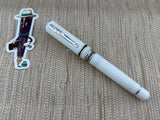 Delta Fusion White 18K Nib - Fountain Pen