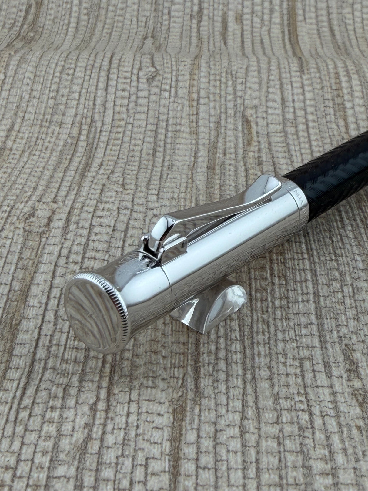 Faber Castell Guilloche Black Chevron - Fountain Pen