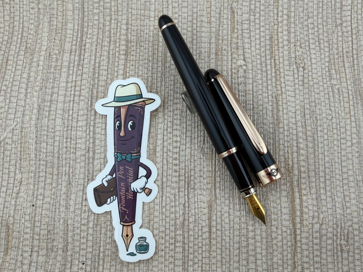 Retro 51 Black Gold Trim Circa 2000 - Fountain Pen