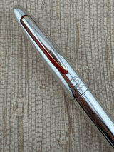 Omas Ayrton Senna Chrome 18K-750 Gold Nib - Fountain Pen