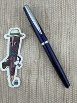 Waterford Marquis Translucent Royal Blue Lacquer - Rollerball Pen