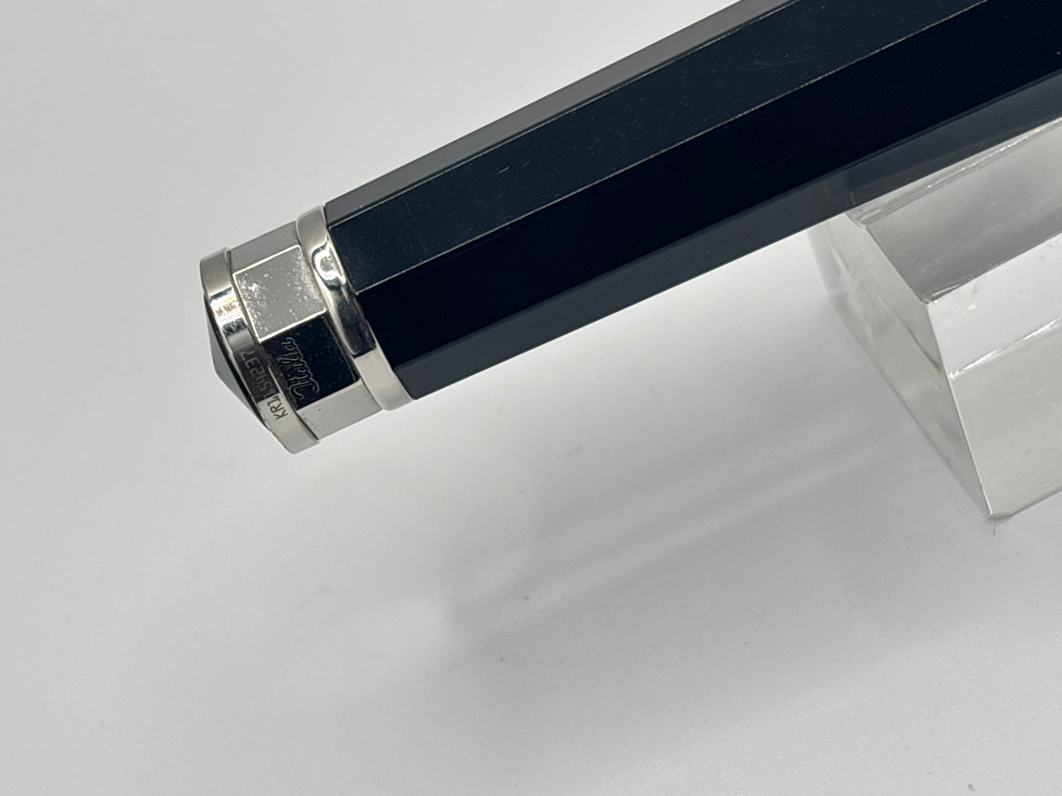 Montegrappa Nero Uno Black faceted pen - Ball Pen – Fountain Pen