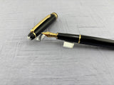 Montblanc Meisterstuck 145 Black Gold Trim Classique - Fountain Pen