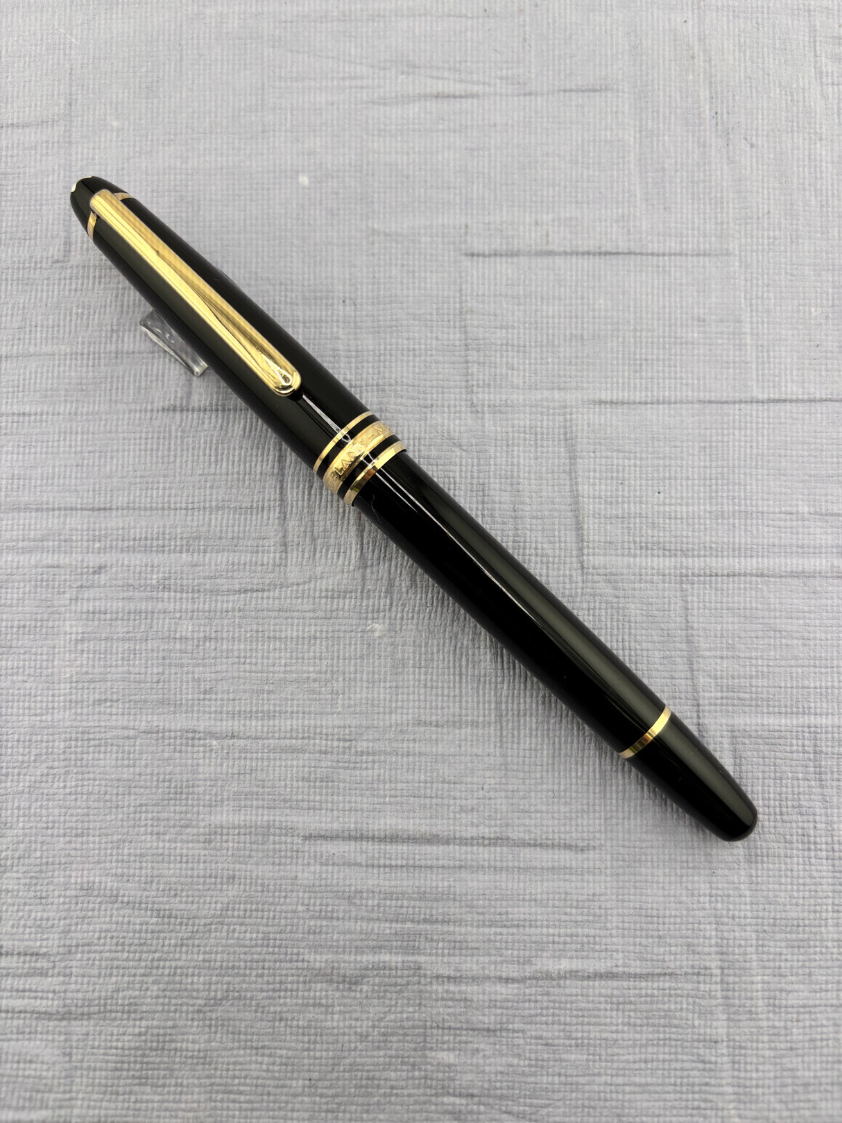 Montblanc Meisterstuck 145 Black Gold Trim Classique - Fountain Pen