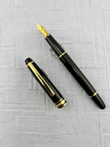 Montblanc Meisterstuck 145 Black Gold Trim Classique - Fountain Pen