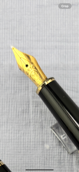 Montblanc Meisterstuck 145 Black Gold Trim Classique - Fountain Pen