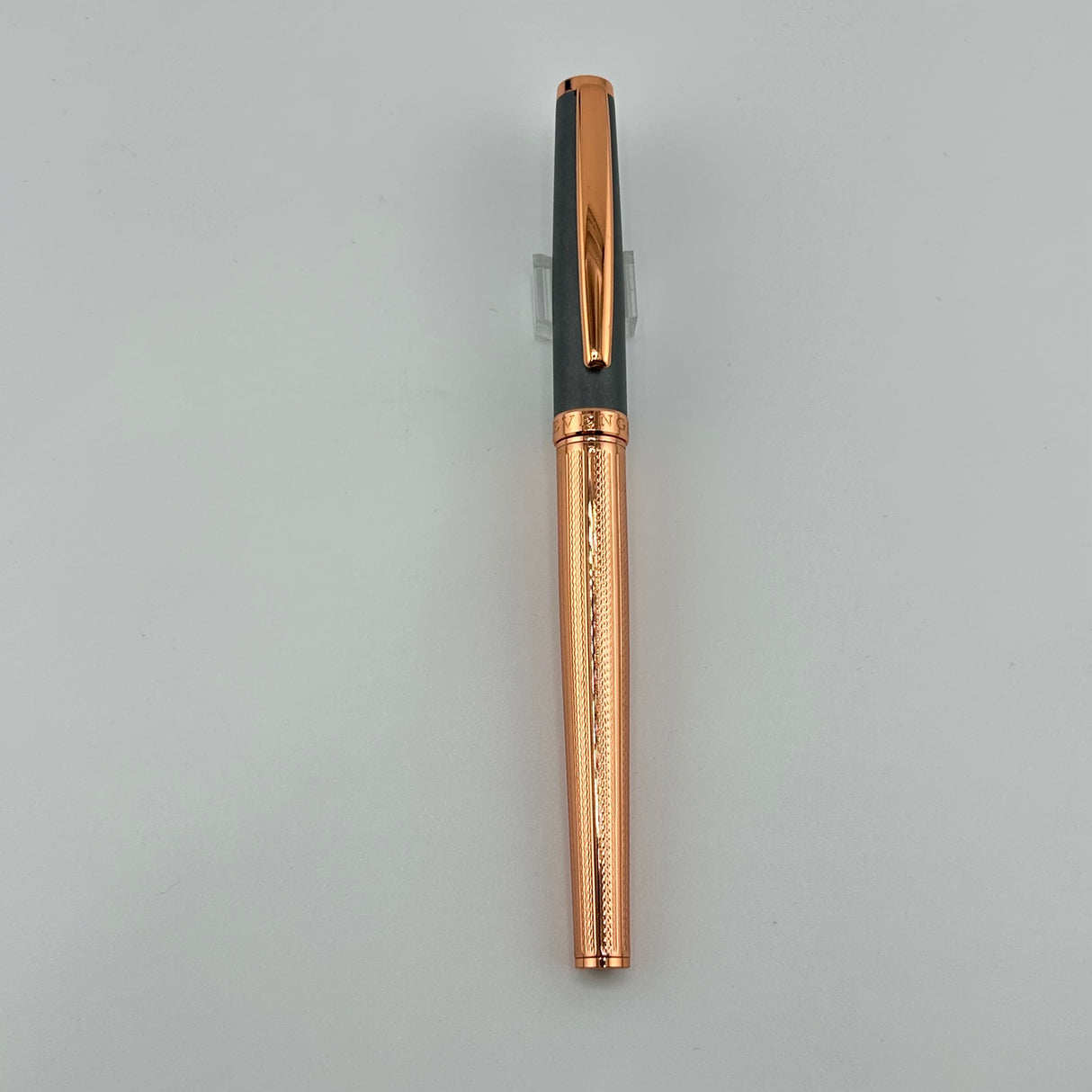 Levenger Gold Plated - Grey Cap - Roller Ball