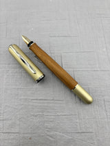Pelikan Epoch P364 Walnut wood Barrel Champagne cap   - Fountain Pen
