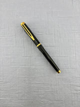 Waterman Gentleman Black Lacquer gold trim - Fountain Pen