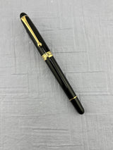 Aurora 88 mid size Black gold trim  - Roller Ball
