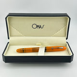 Omas Ogiva Orange demonstrator gold nib 14k  - Fountain Pen