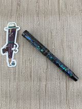 Conklin Endura Abalone Shell 1120/1898 Gunmetal Trim - Fountain Pen