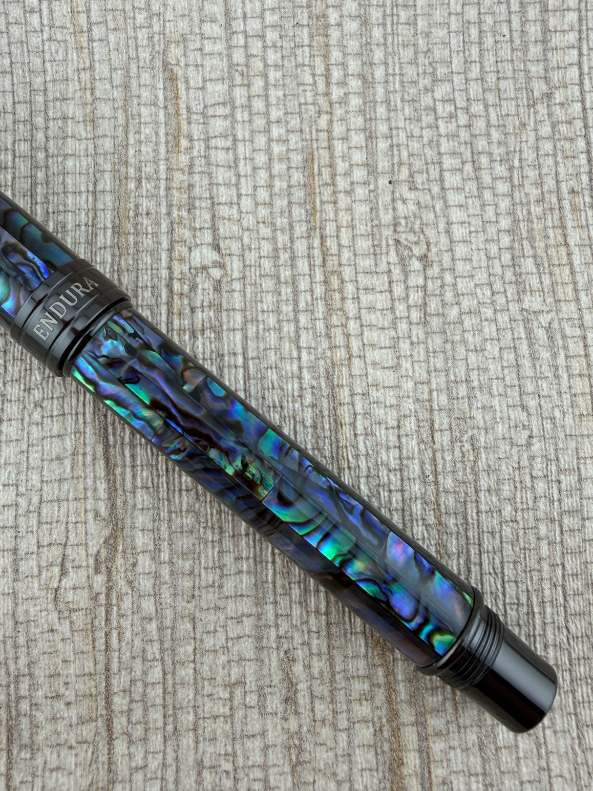 Conklin Endura Abalone Shell 1120/1898 Gunmetal Trim - Fountain Pen