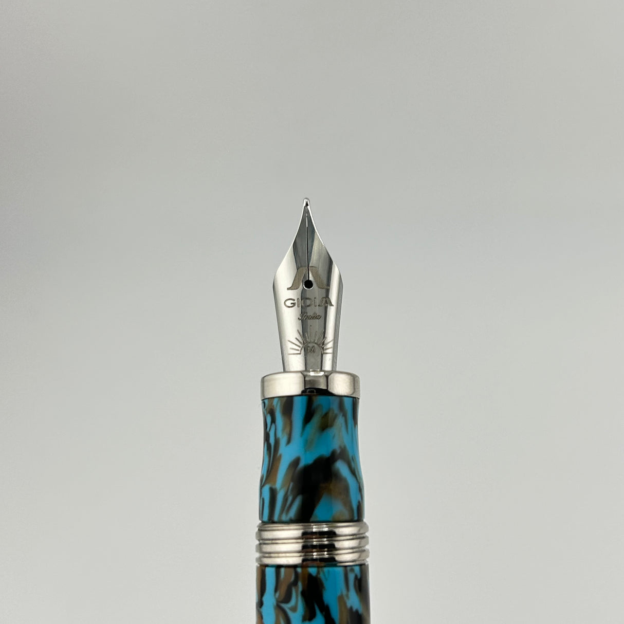Gioia Capodimonte Blue - Chrome trim - Fountain Pen