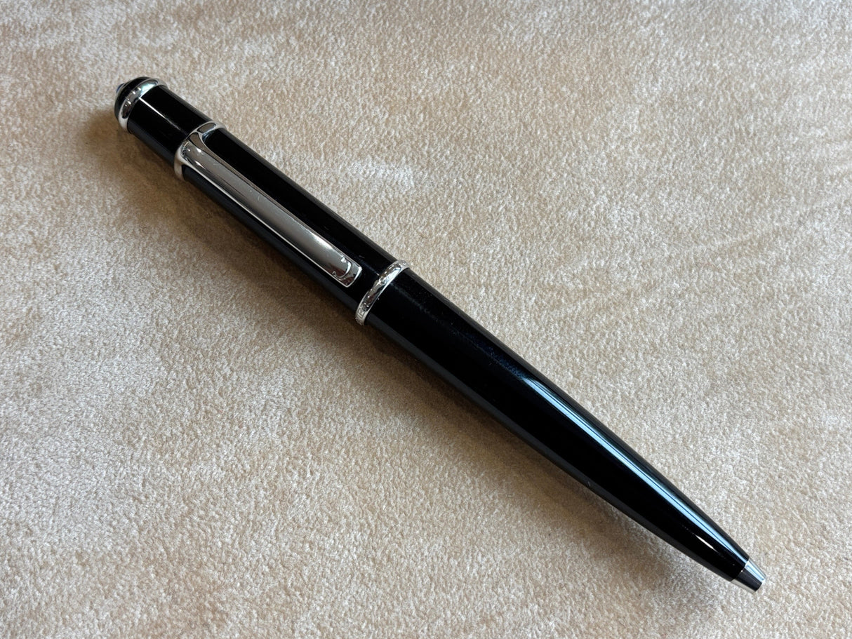 Cartier Diabolo Ball Pen Black with Rhodium trim
