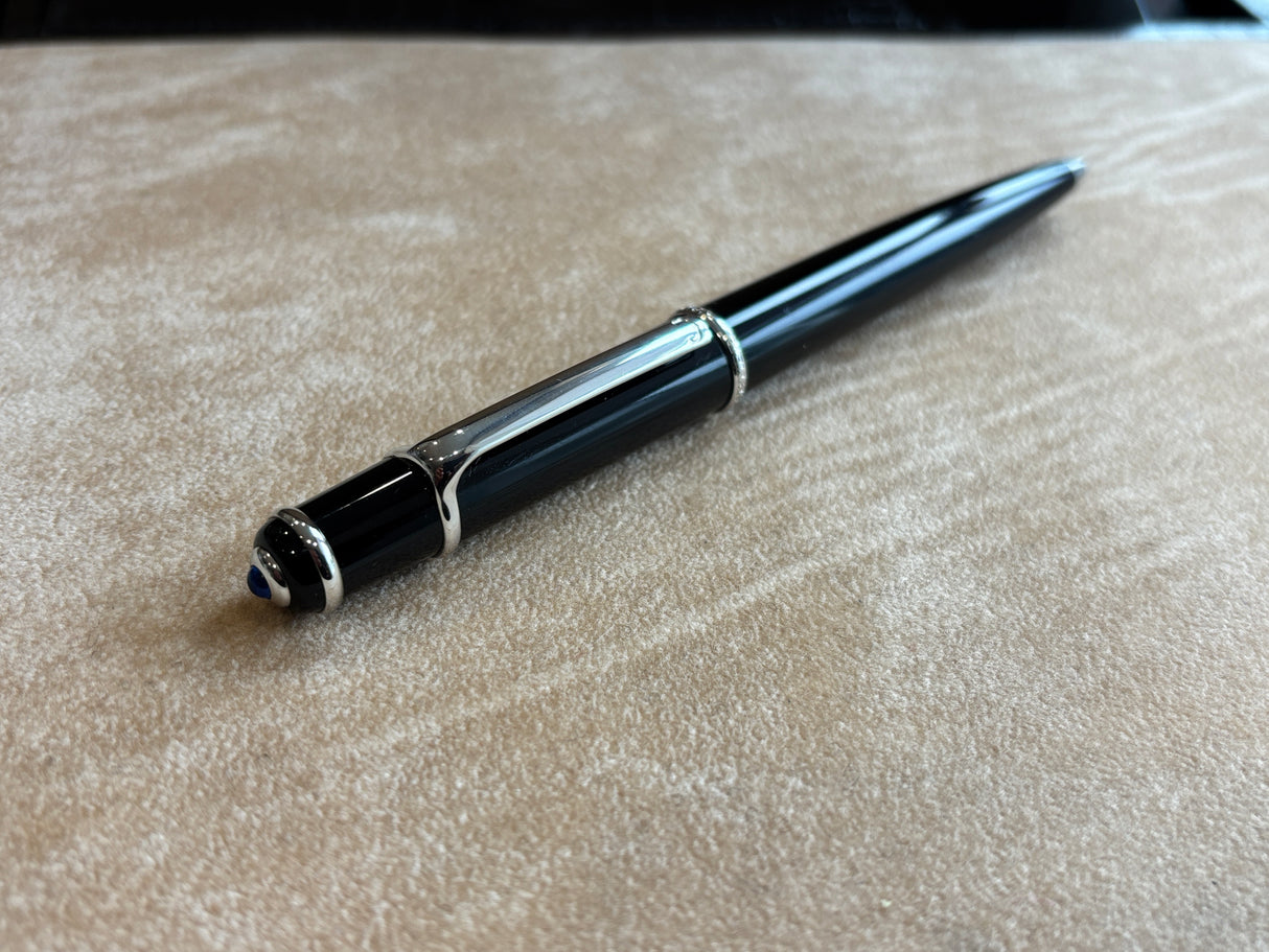 Cartier Diabolo Ball Pen Black with Rhodium trim