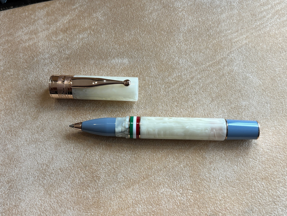 Gioia Partenope Avorio Roller Ball Italian flag - circa 2020