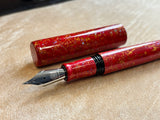 Wancher Sekai Saihi Urushi Aka-age Raden Fountain Pen
