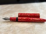 Wancher Sekai Saihi Urushi Aka-age Raden Fountain Pen