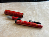 Wancher Sekai Saihi Urushi Aka-age Raden Fountain Pen