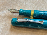 Visconti mid size Florentia Green Rhodium trim exclusive Casa delle stilografica 50th