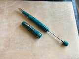 Visconti mid size Florentia Green Rhodium trim exclusive Casa delle stilografica 50th