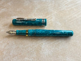 Visconti mid size Florentia Green Rhodium trim exclusive Casa delle stilografica 50th