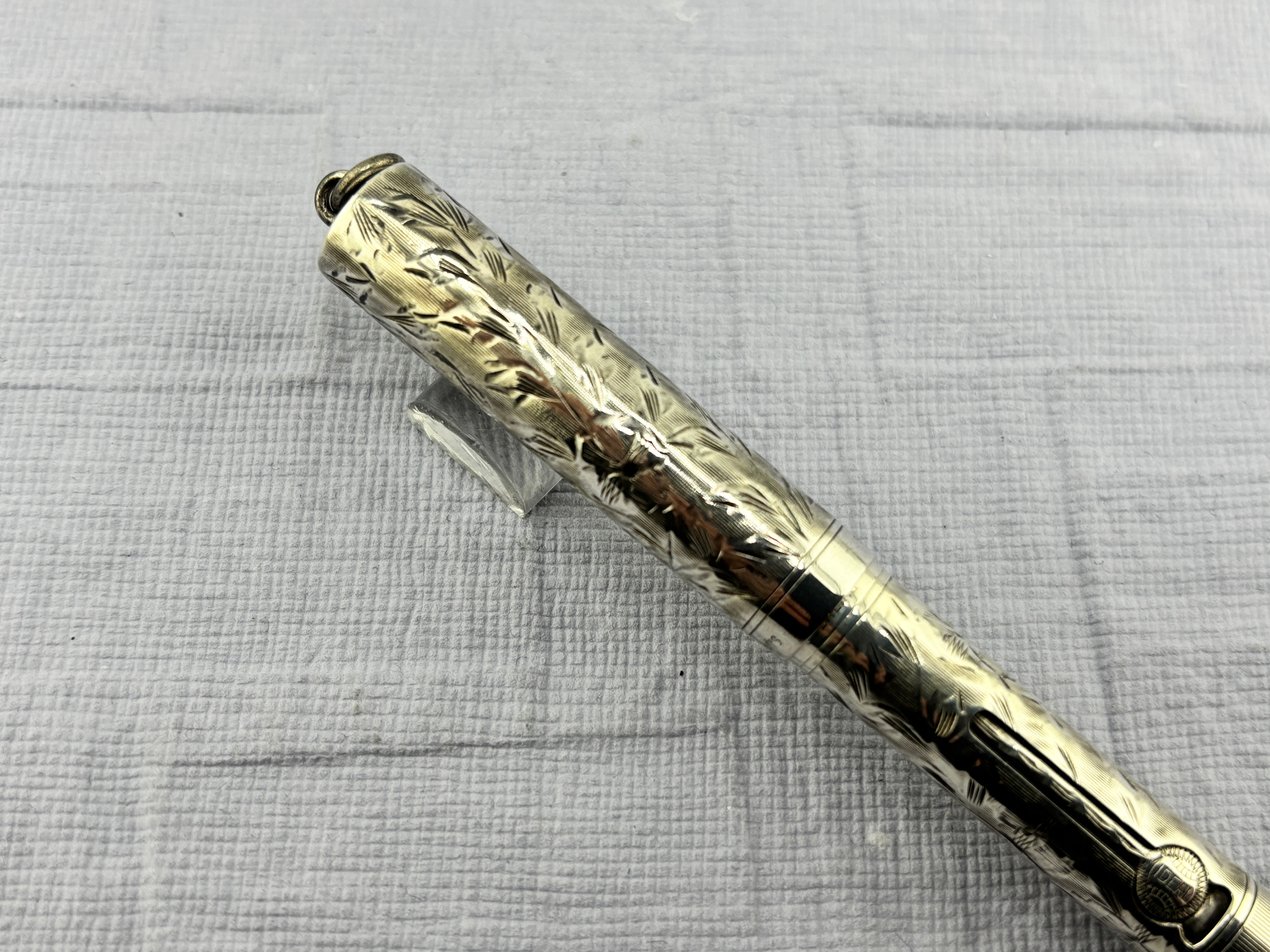 Waterman #452 1/2v Sterling silver Fountain Pen – Fountain Pen