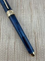 Pineider Avatar Blue Demonstrator Quill Nib 14K-585 Super Flex! - Fountain Pen