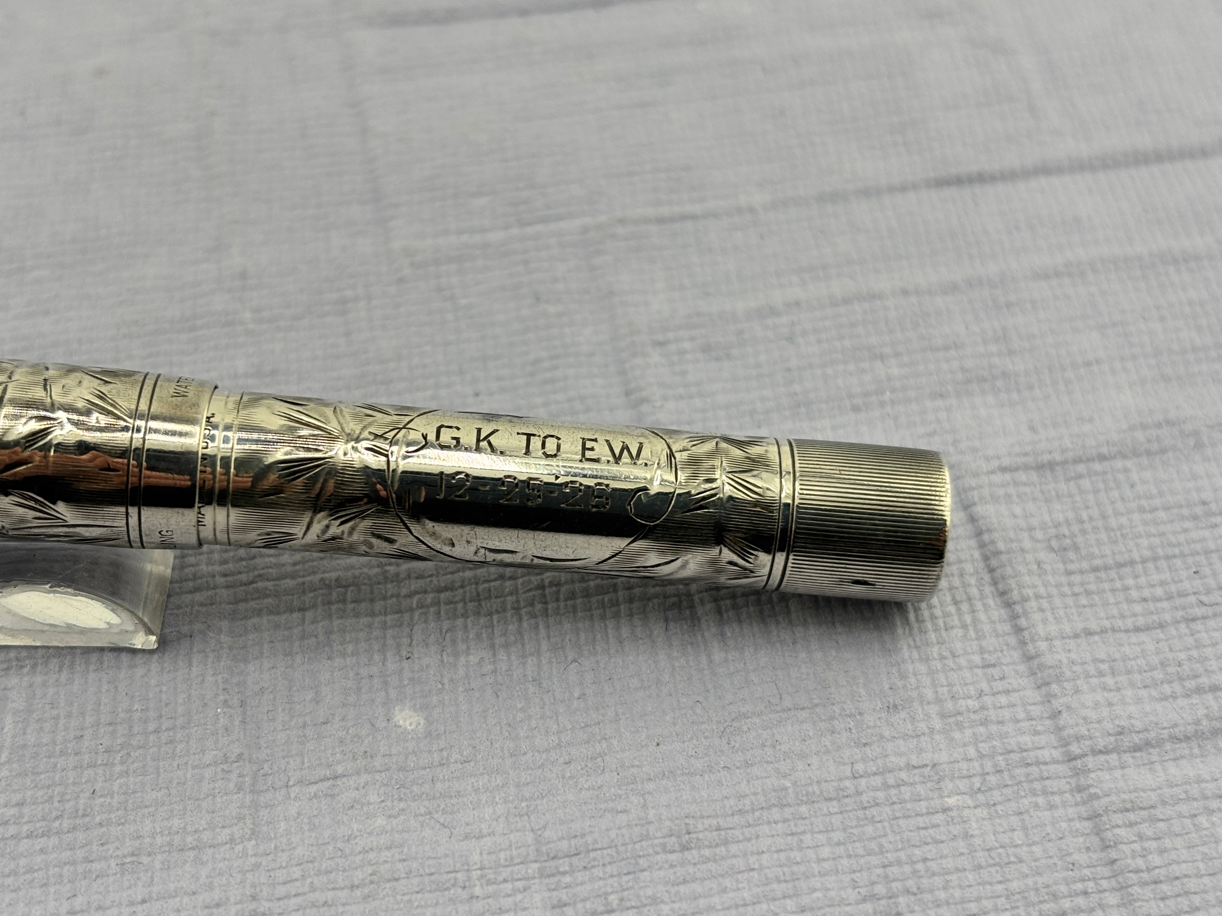 Waterman #452 1/2v Sterling silver Fountain Pen – Fountain Pen