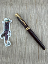 Waterman L'Etalon Burgundy 18K-750 Medium Nib - Fountain Pen