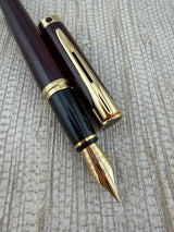 Waterman L'Etalon Burgundy 18K-750 Medium Nib - Fountain Pen