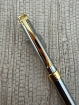Tiffany USA T-Pen Chrome Gold Trim - Ballpoint Pen