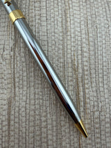 Tiffany USA T-Pen Chrome Gold Trim - Ballpoint Pen