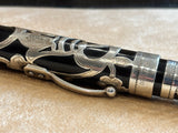 Bexley Grand Finale Black Ebonite silver 925 filigree  88 pens produced - circa 1999