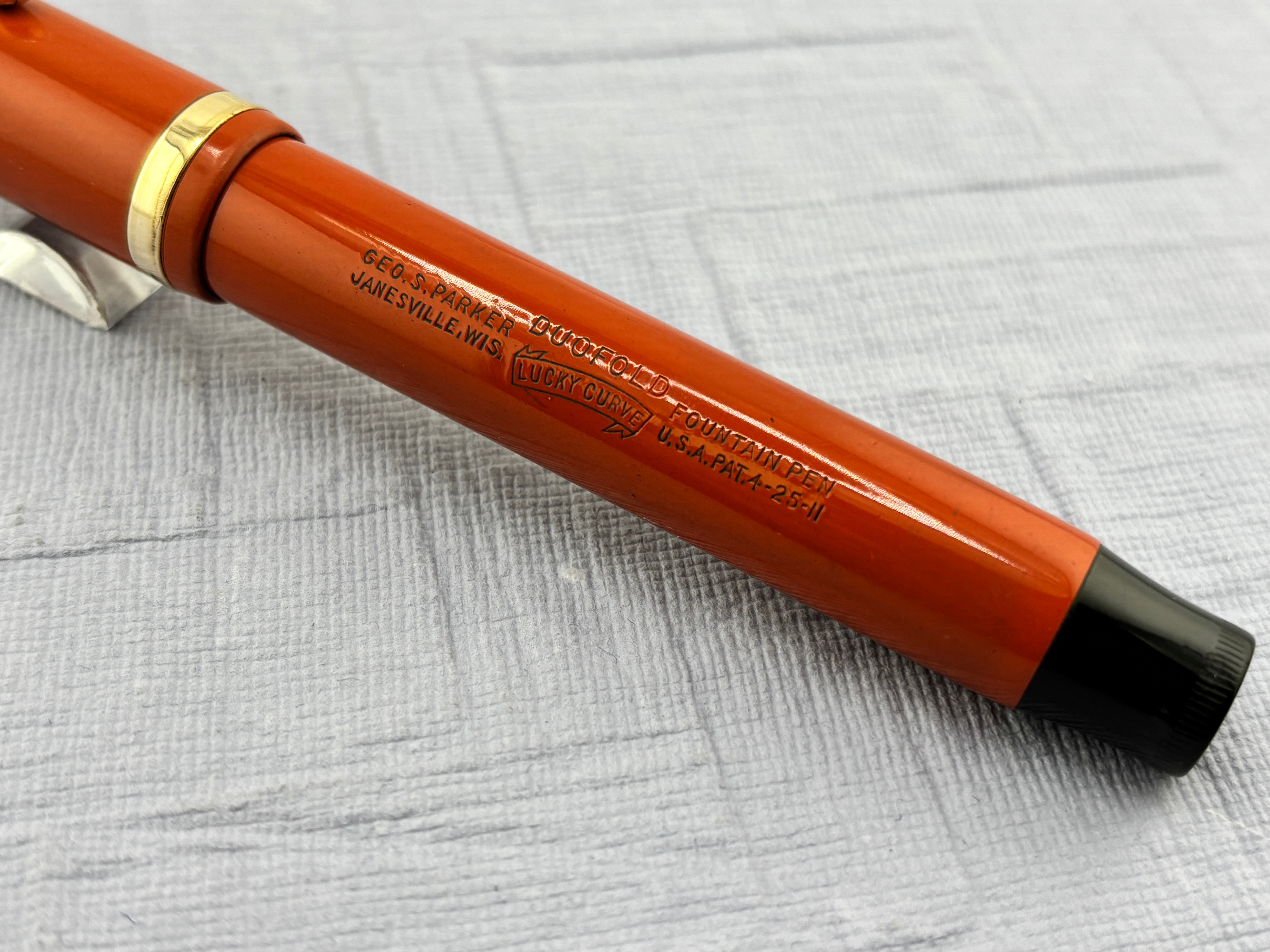 PARKER Duofold Senior Orange Permanite (