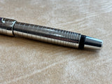 Montblanc Boheme Platinum Plated Radial Steel Amethyst Roller Ball