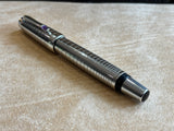 Montblanc Boheme Platinum Plated Radial Steel Amethyst Roller Ball