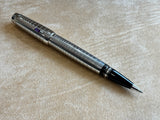 Montblanc Boheme Platinum Plated Radial Steel Amethyst Roller Ball