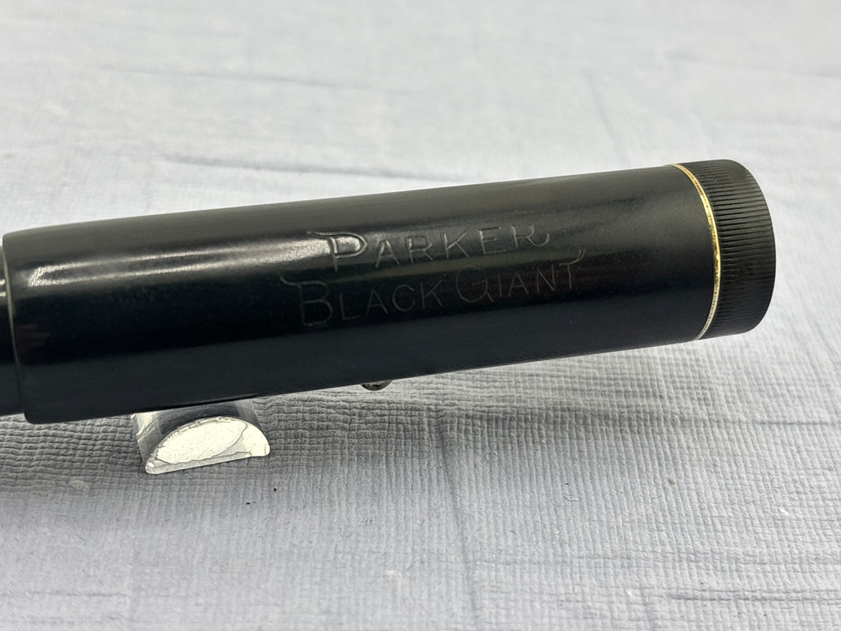 PARKER Black Giant  Fountain Pen - RARE!